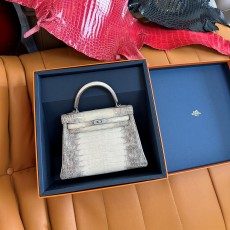 Hermes kelly 25 Himalayan crocodile
