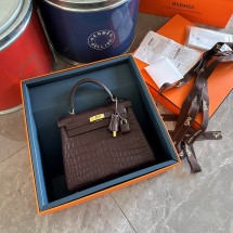 Hermes kelly crocodile